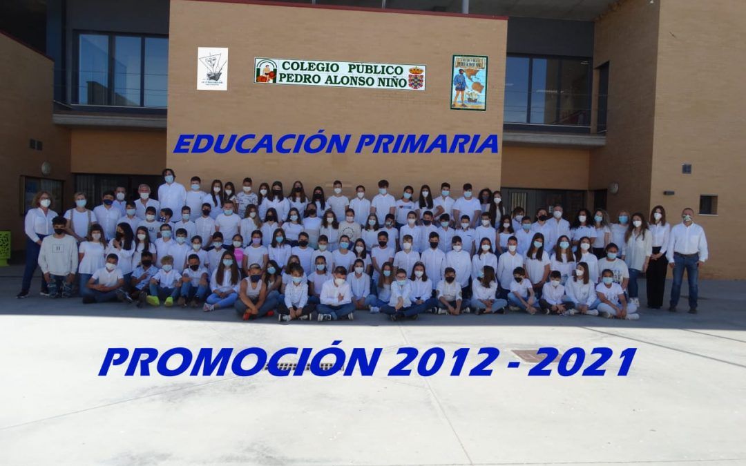 Graduación del alumnado de Educación Primaria de sexto