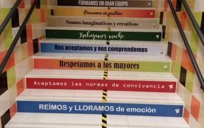 Frases motivadoras en nuestras escaleras