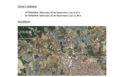 SENDERISMO organizado por el Patronato Municipal de Deportes