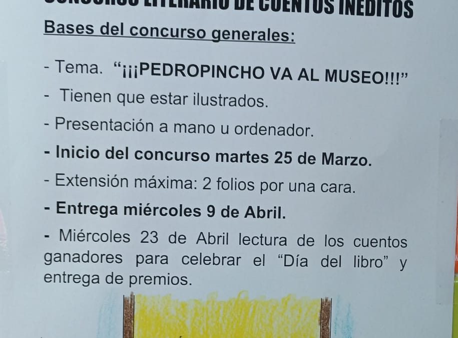 CONCURSO DE CUENTOS curso 2024-25